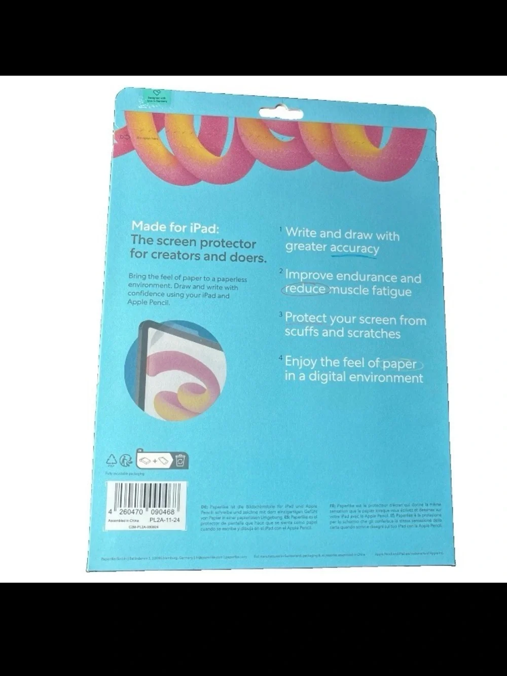 Paperlike Screen Protector For iPad Pro 11” PL2A-11-24 Two Pieces 2024